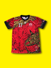 Load image into Gallery viewer, 2020 - 2022 Dodgeball Kelantan Red Jersey #17 FAIZAL